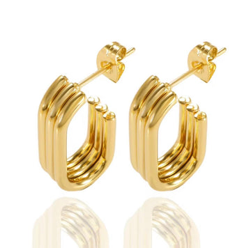Brinco Celeste Banhado em Ouro 18K