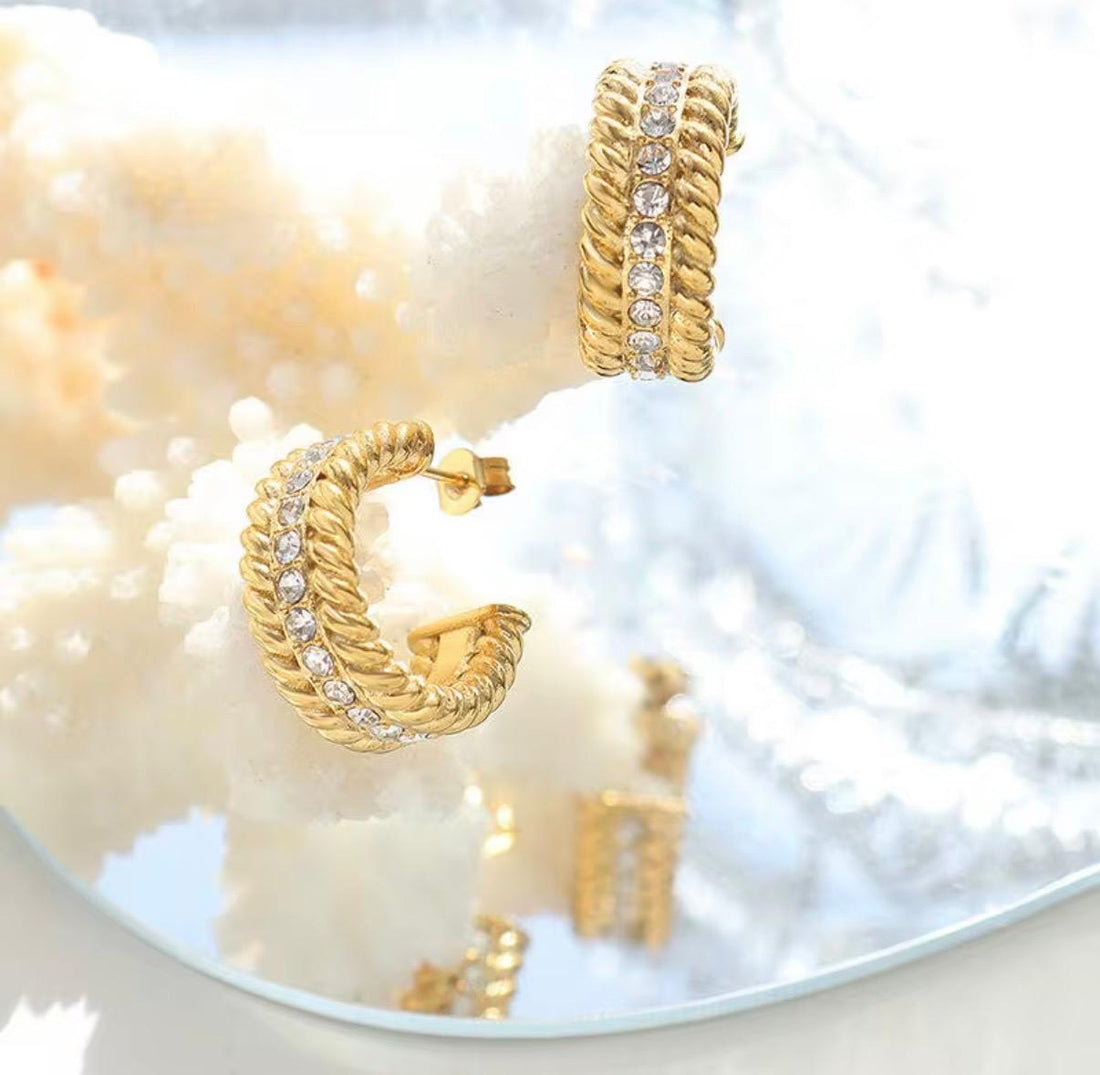 Brinco Aurora Banhado em Ouro 18K