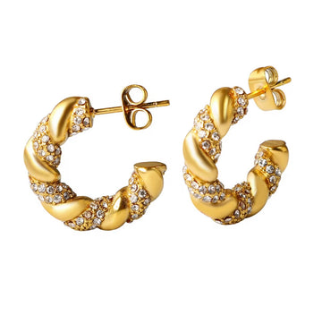 Brinco Lumiere Banhado em Ouro 18K