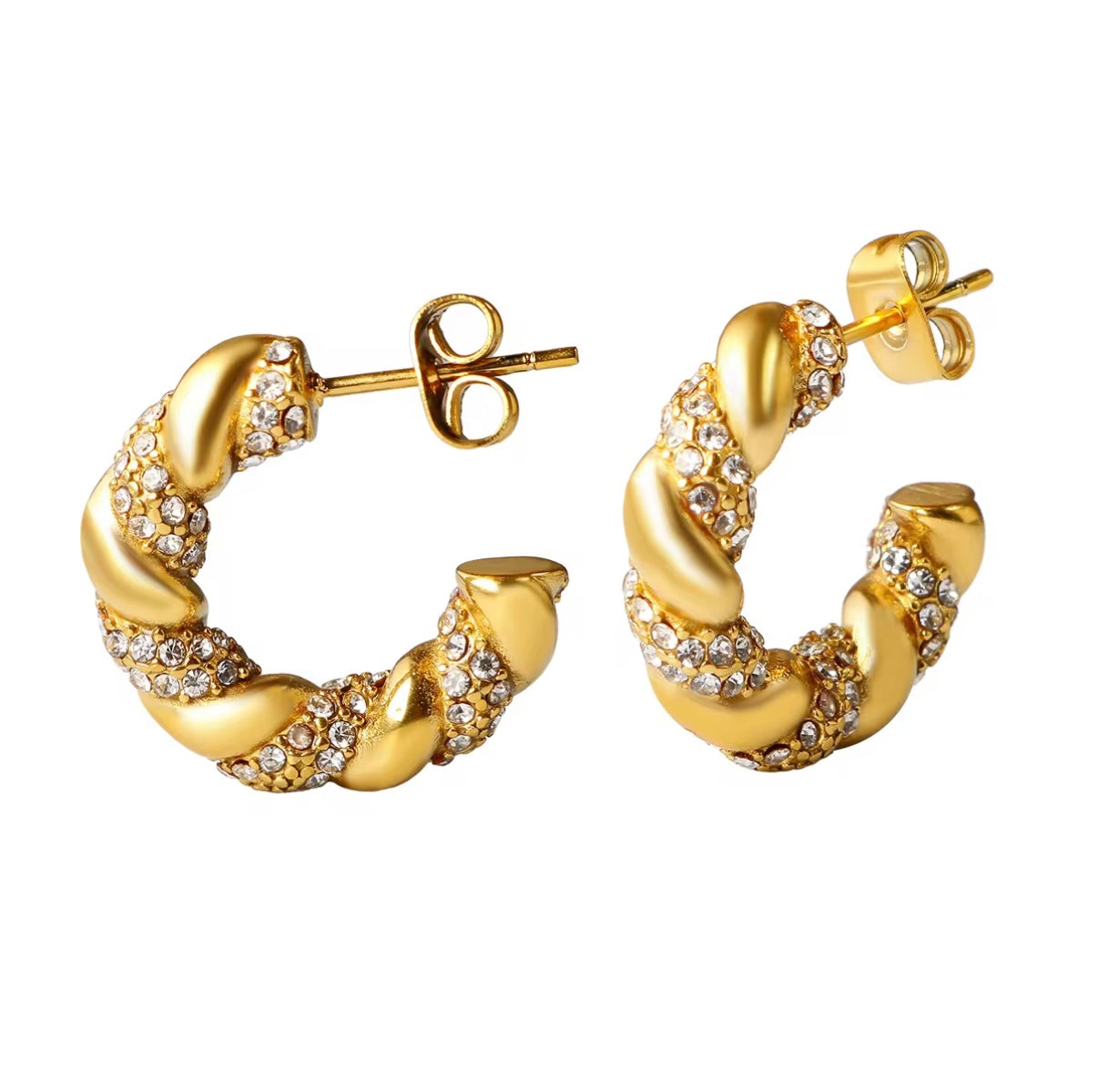 Brinco Lumiere Banhado em Ouro 18K