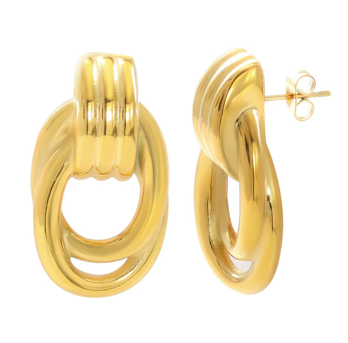 Brinco Elegance Banhado em Ouro 18K