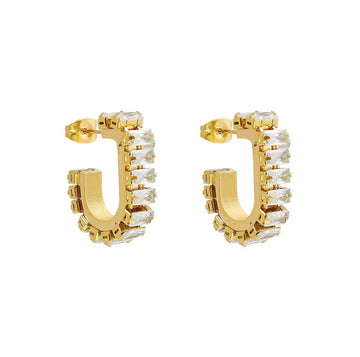 Brinco Riviera Nobre Banhado em Ouro 18K
