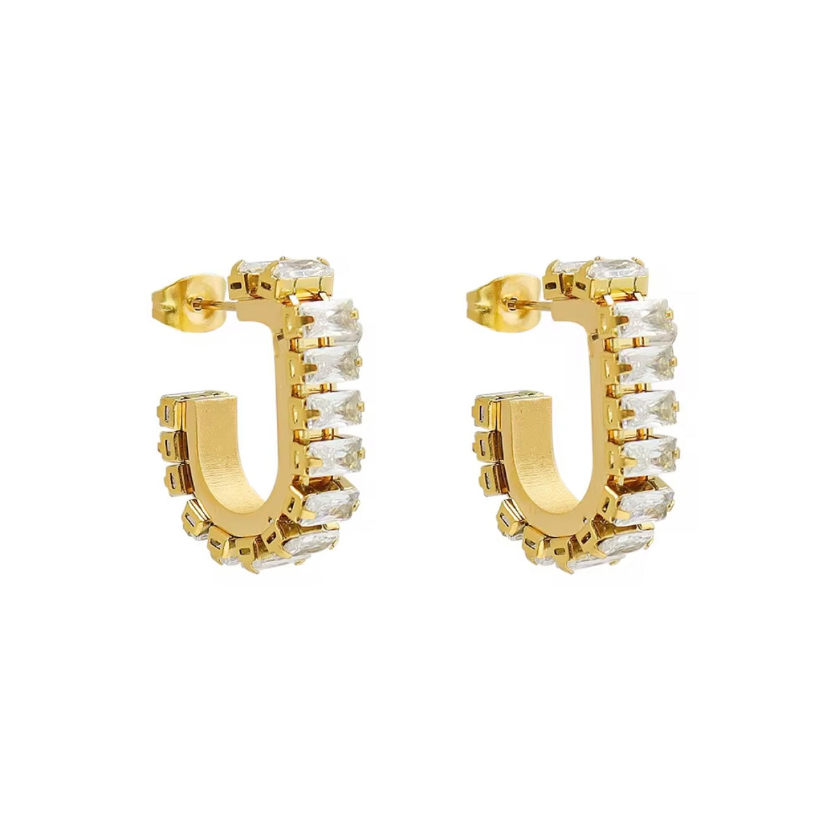 Brinco Riviera Nobre Banhado em Ouro 18K