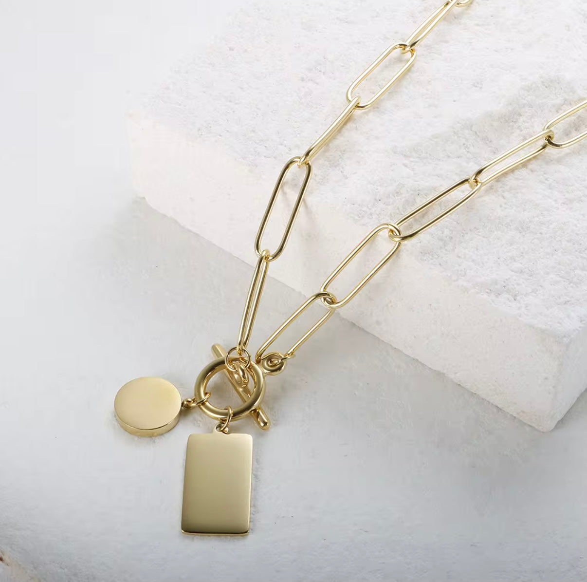 Colar Atlas Banhado em Ouro 18K