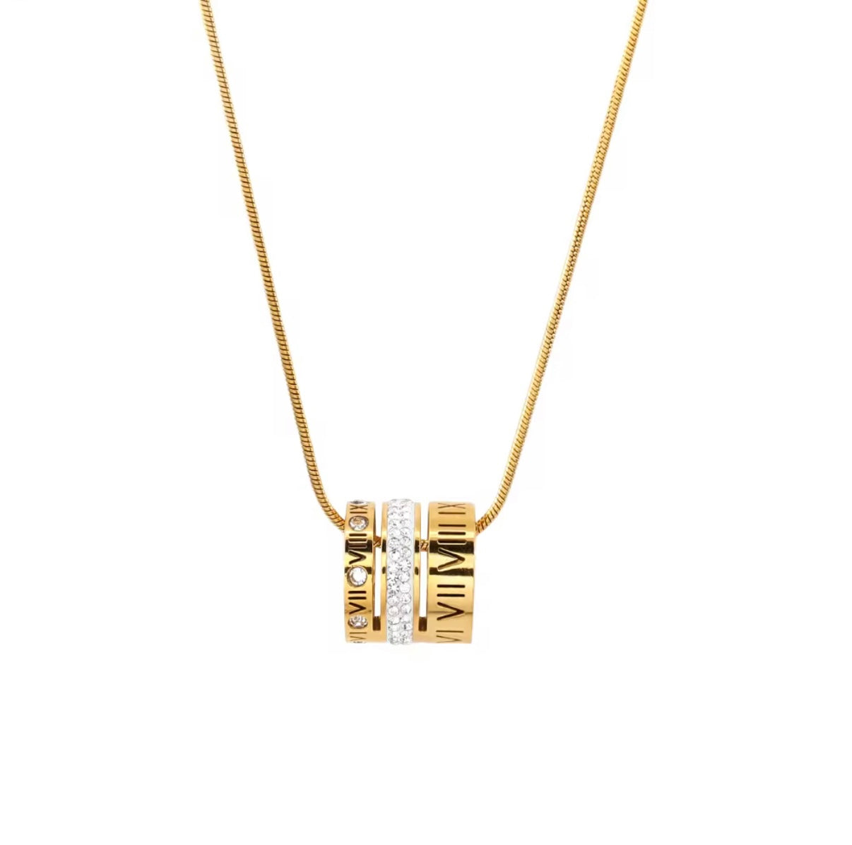 Colar Trinity Banhado em Ouro 18K