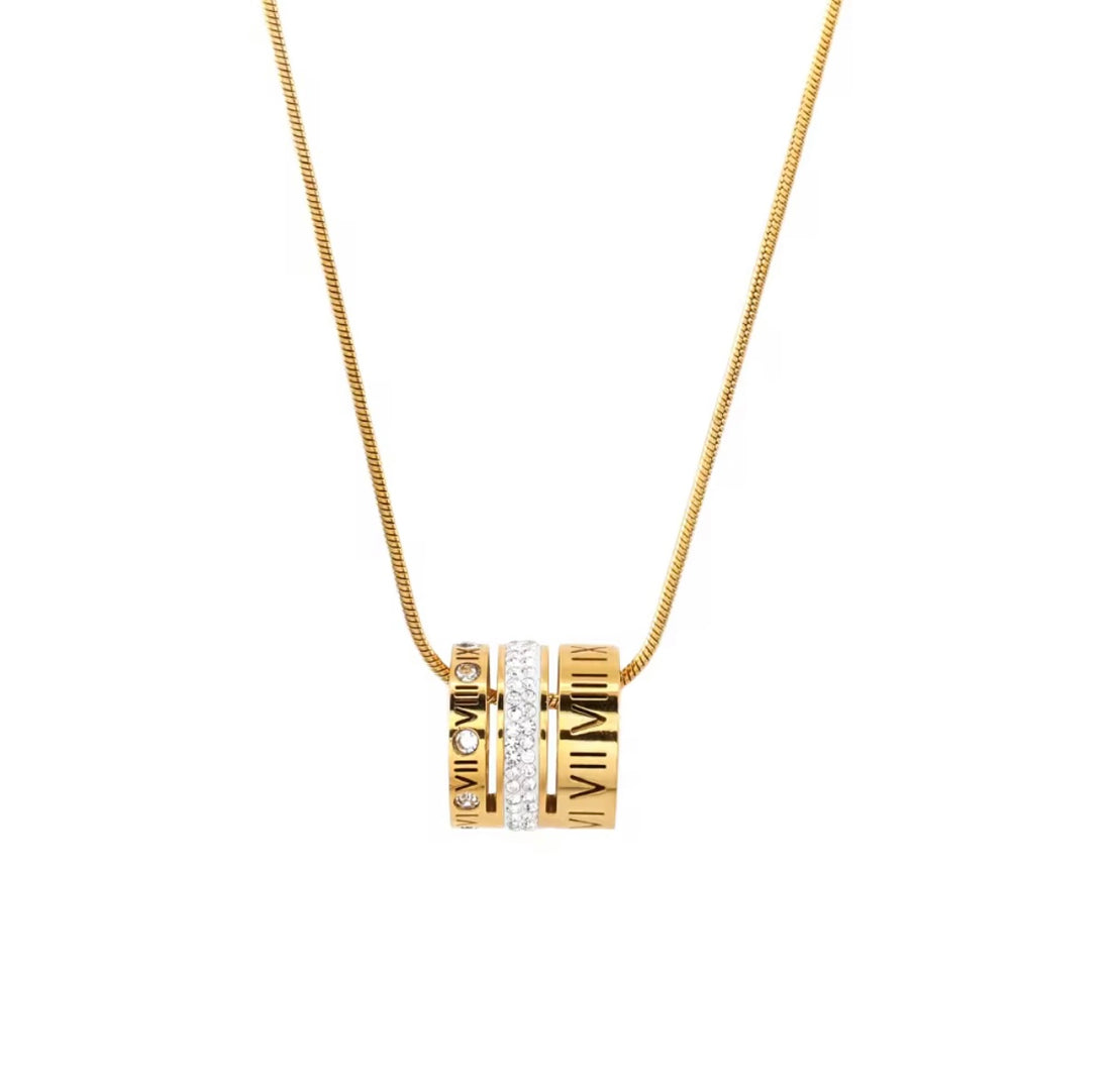Colar Trinity Banhado em Ouro 18K