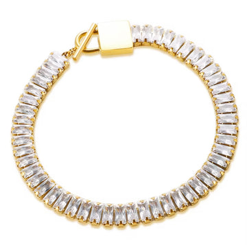 Pulseira Riviera Nobre Banhado em Ouro 18K