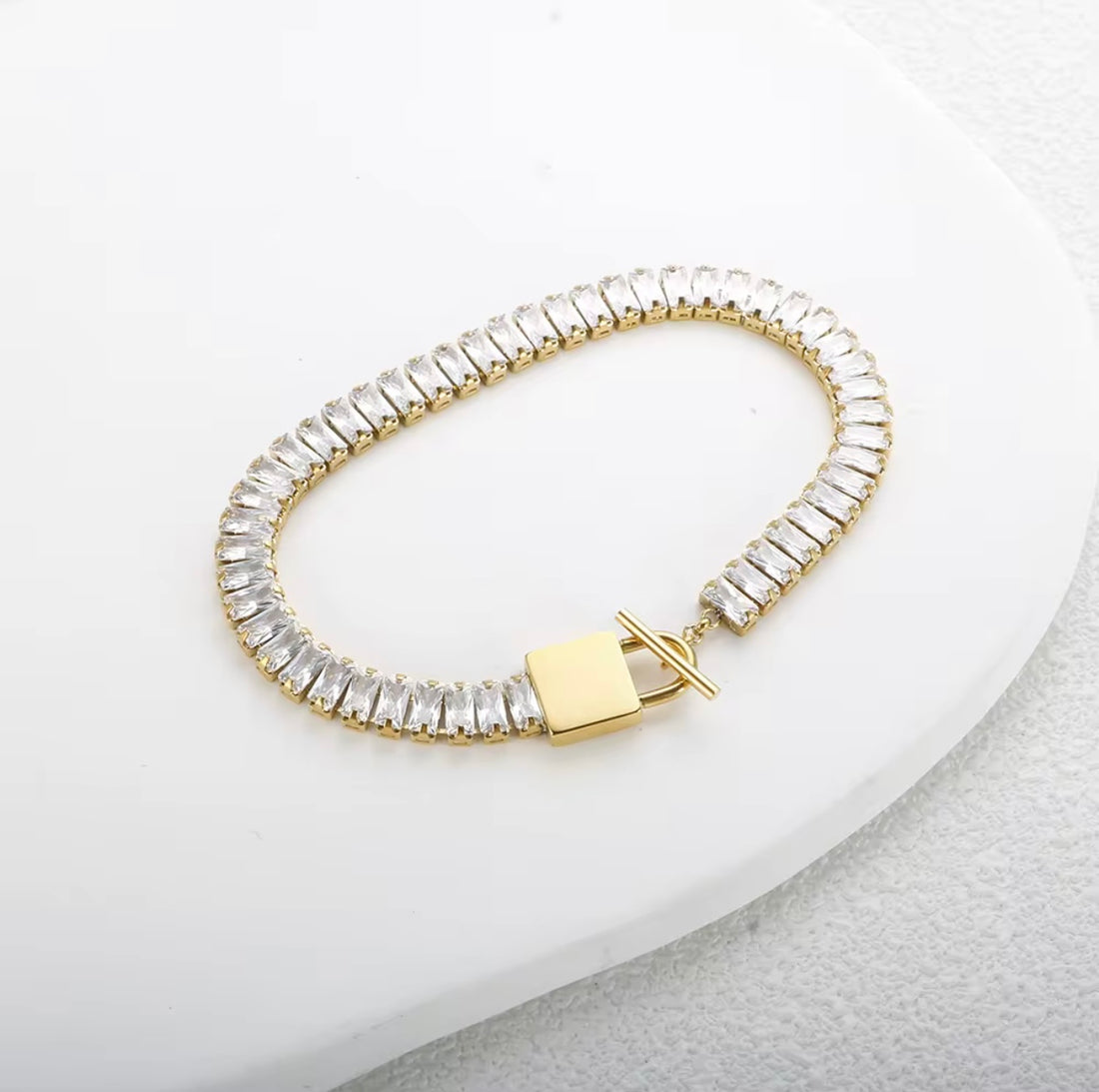 Pulseira Riviera Nobre Banhado em Ouro 18K