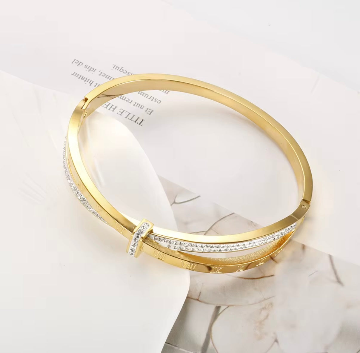 Bracelete Charm Banhado em Ouro 18K