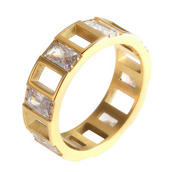 Anel Irís Banhado em Ouro 18K