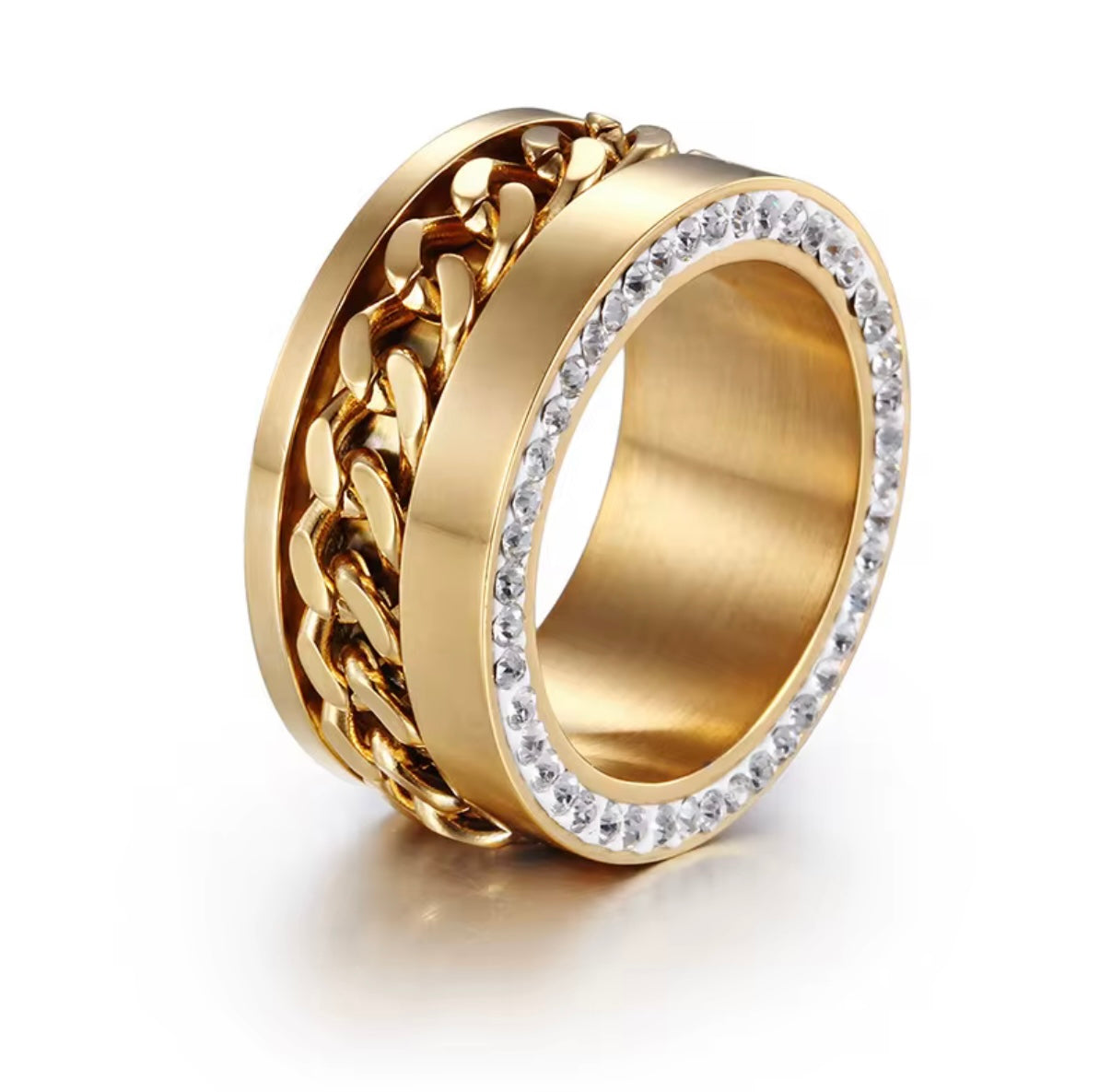 Anel Aurora Banhado em Ouro 18K
