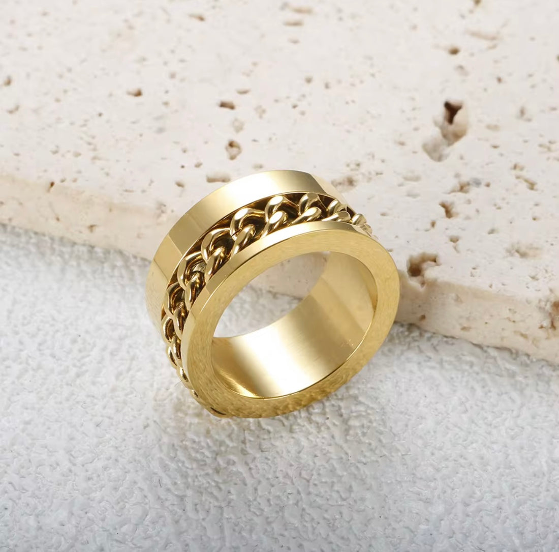 Anel Aurora Banhado em Ouro 18K