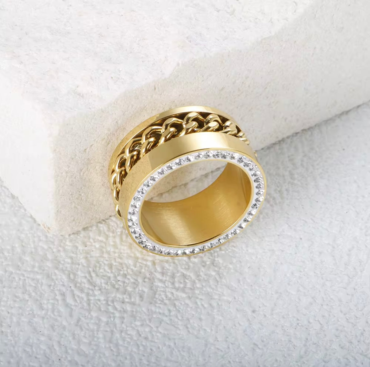 Anel Aurora Banhado em Ouro 18K