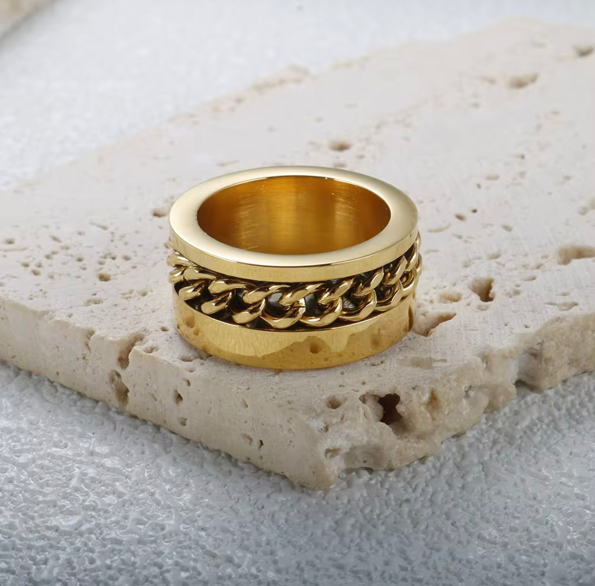Anel Aurora Banhado em Ouro 18K