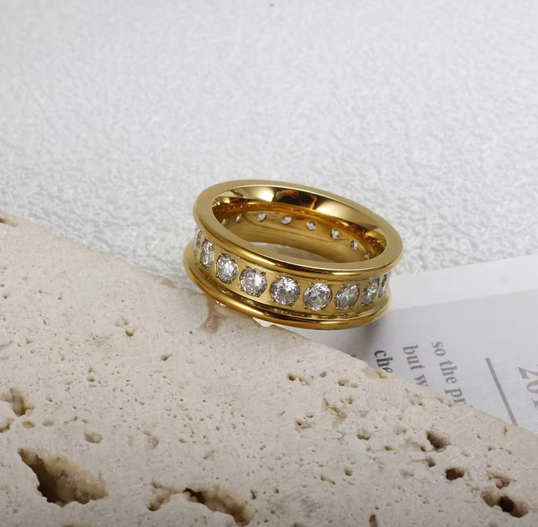 Anel Encanto Banhado em Ouro 18K