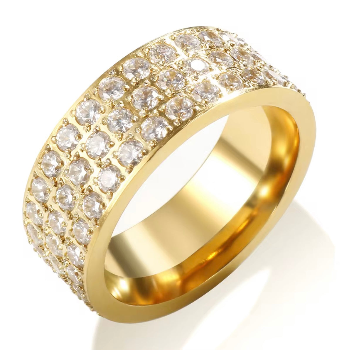 Anel Nobre Banhado em Ouro 18K