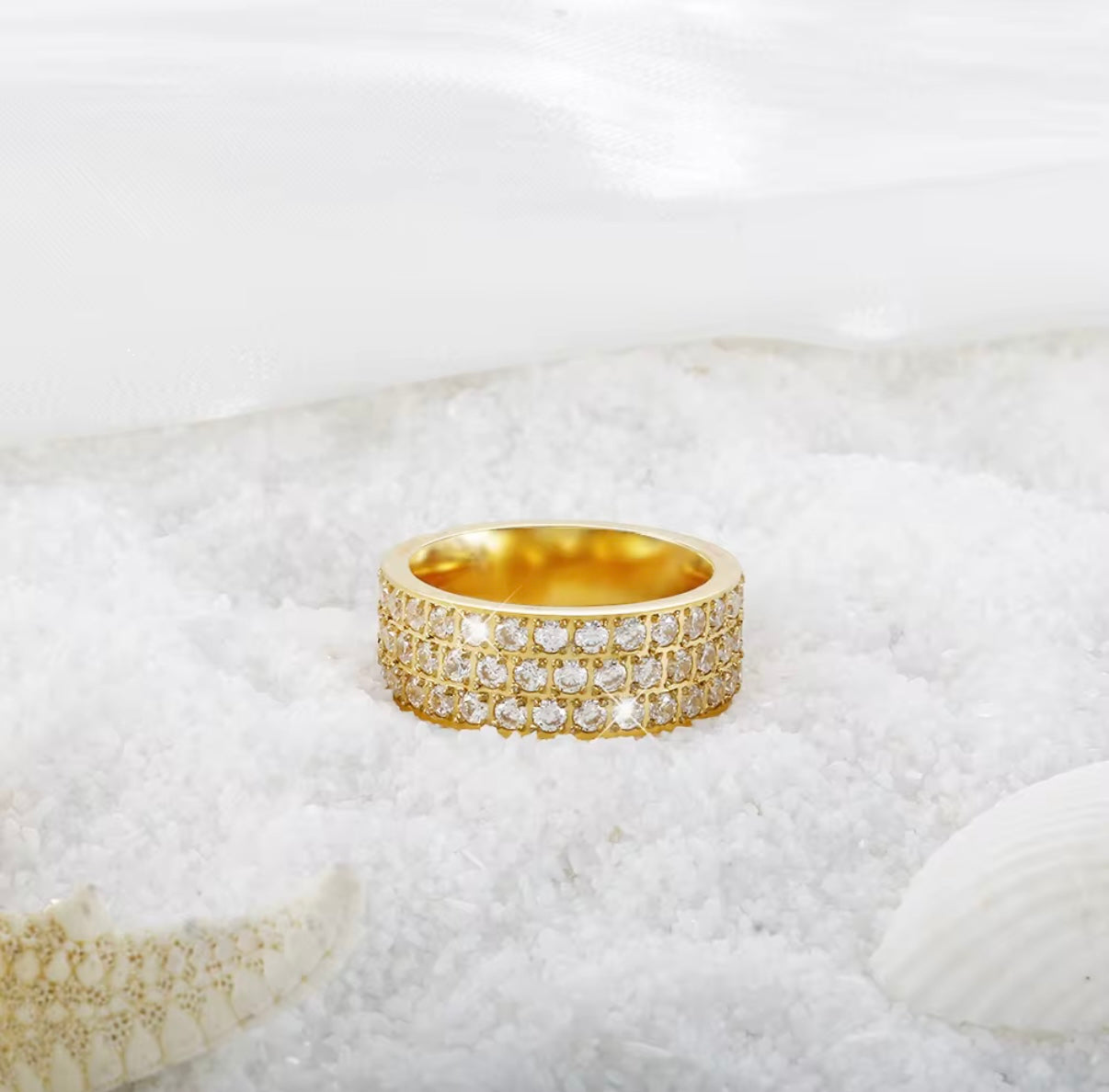 Anel Nobre Banhado em Ouro 18K