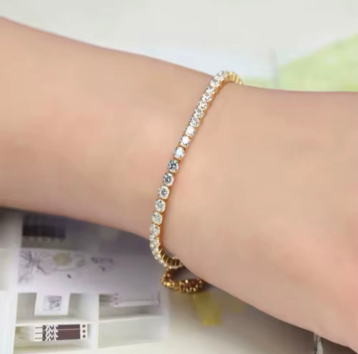 Pulseira Radiant Banhado em Ouro 18K