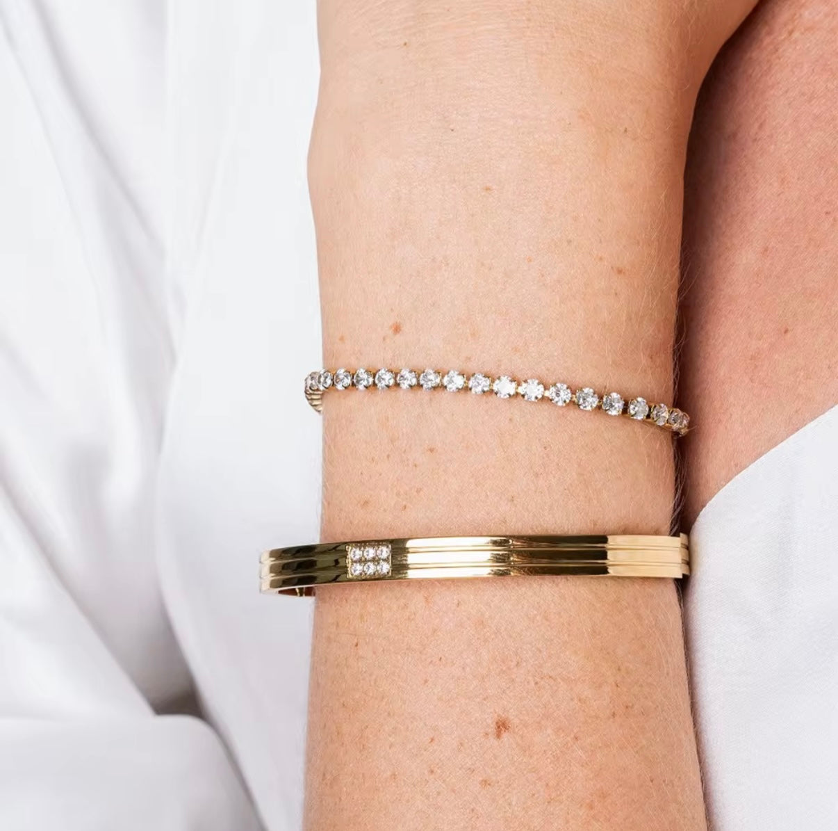 Pulseira Radiant Banhado em Ouro 18K