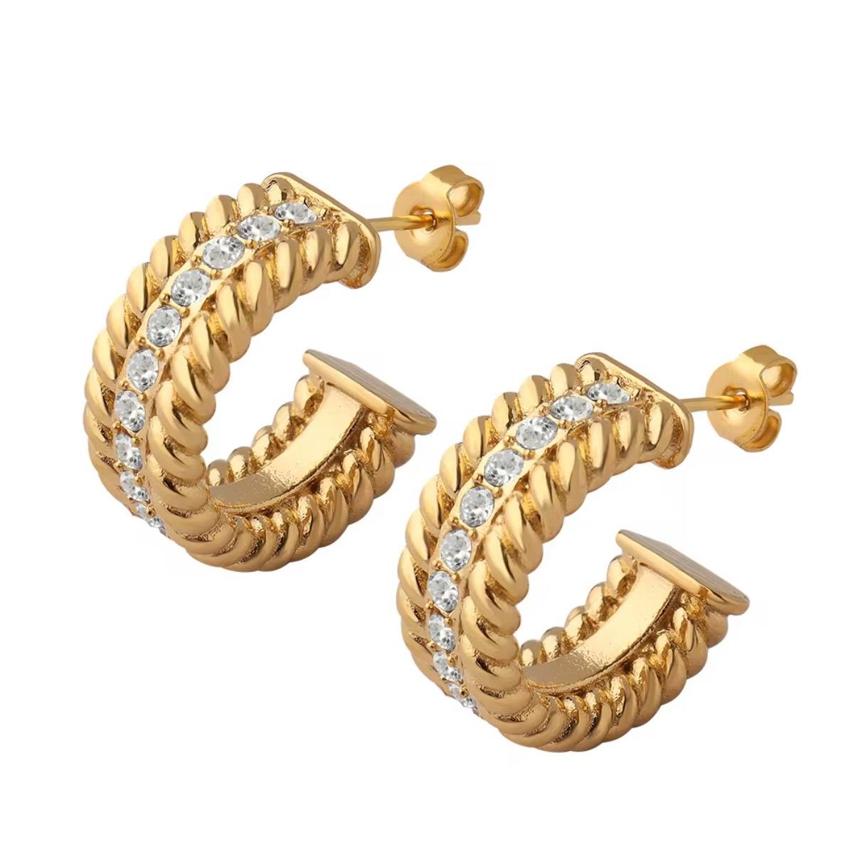 Brinco Aurora Banhado em Ouro 18K